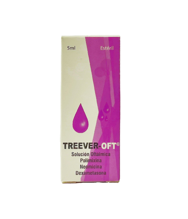 TREEVER-OFT SOLUCION OFTALMICA FRASCO X 5 ML
